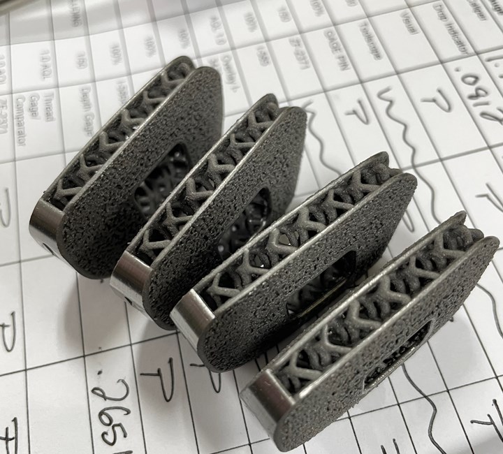3D printed spinal implants